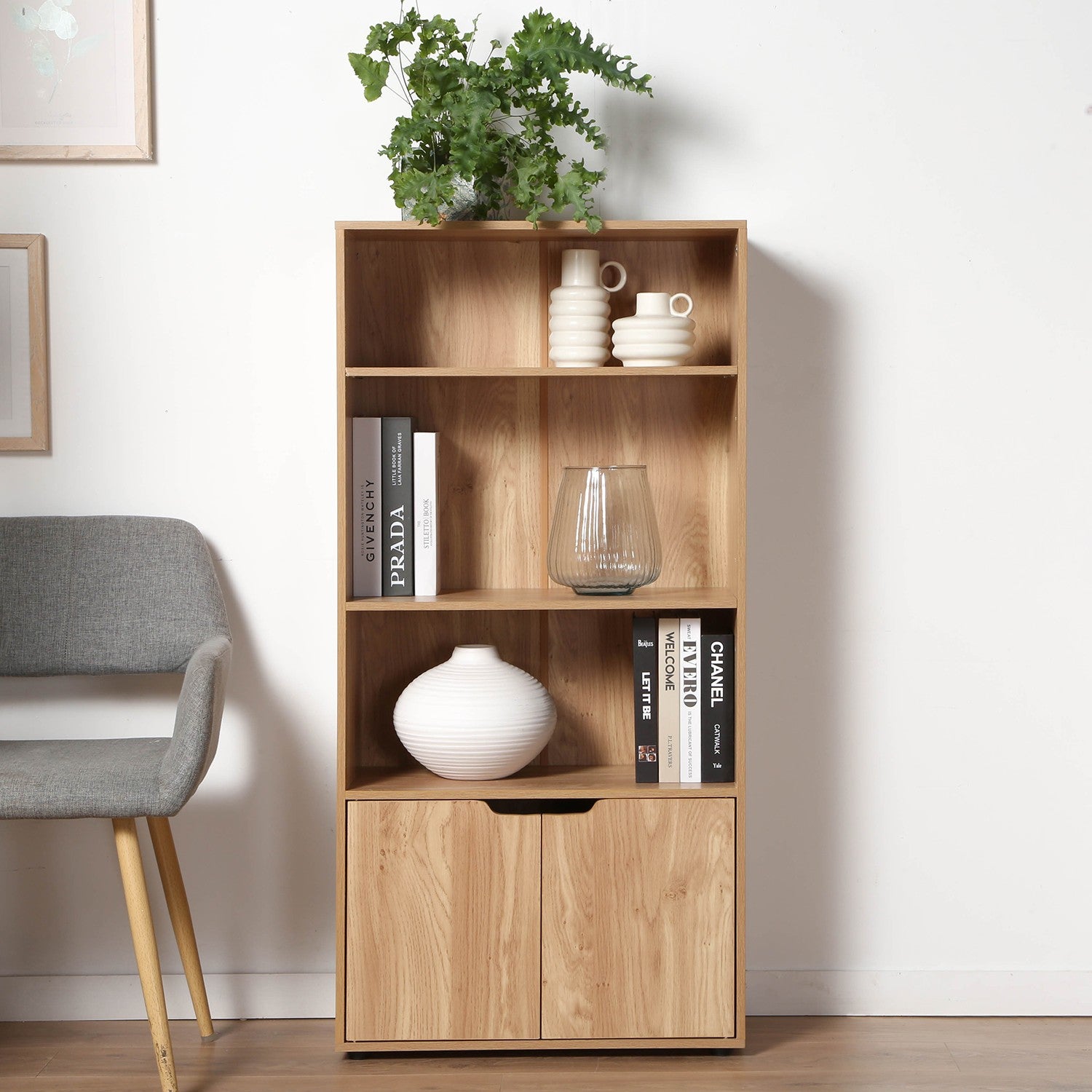 Calicosy - Opbergmeubel MODU - H120 cm - Houtlook