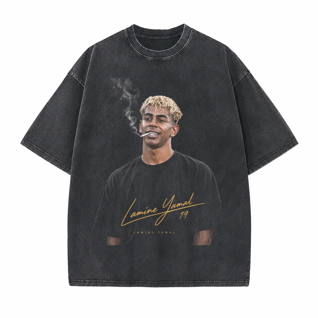 The Young Prodigy Retro Sports Graphic Printed Unisex Washed T-Shirt