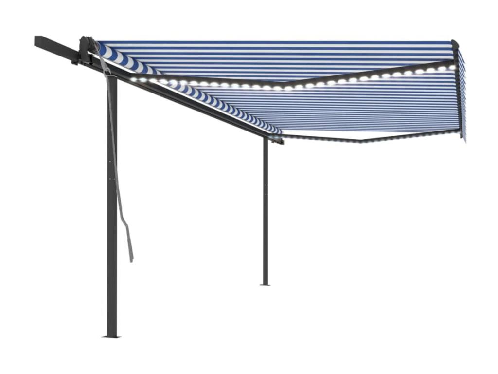 Sensor viento toldo automático y LED 5x3 Azul y blanco
