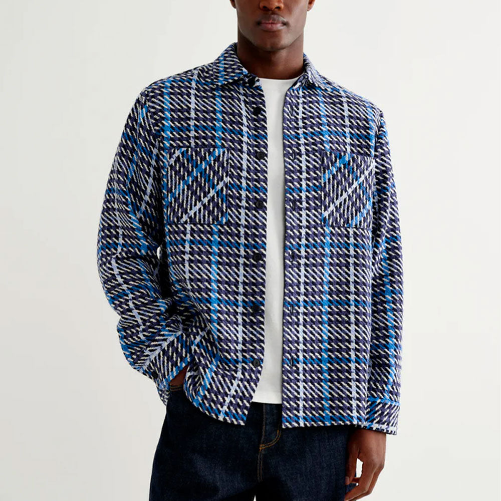 Wax London - Surchemise Whiting - Bleu Marine