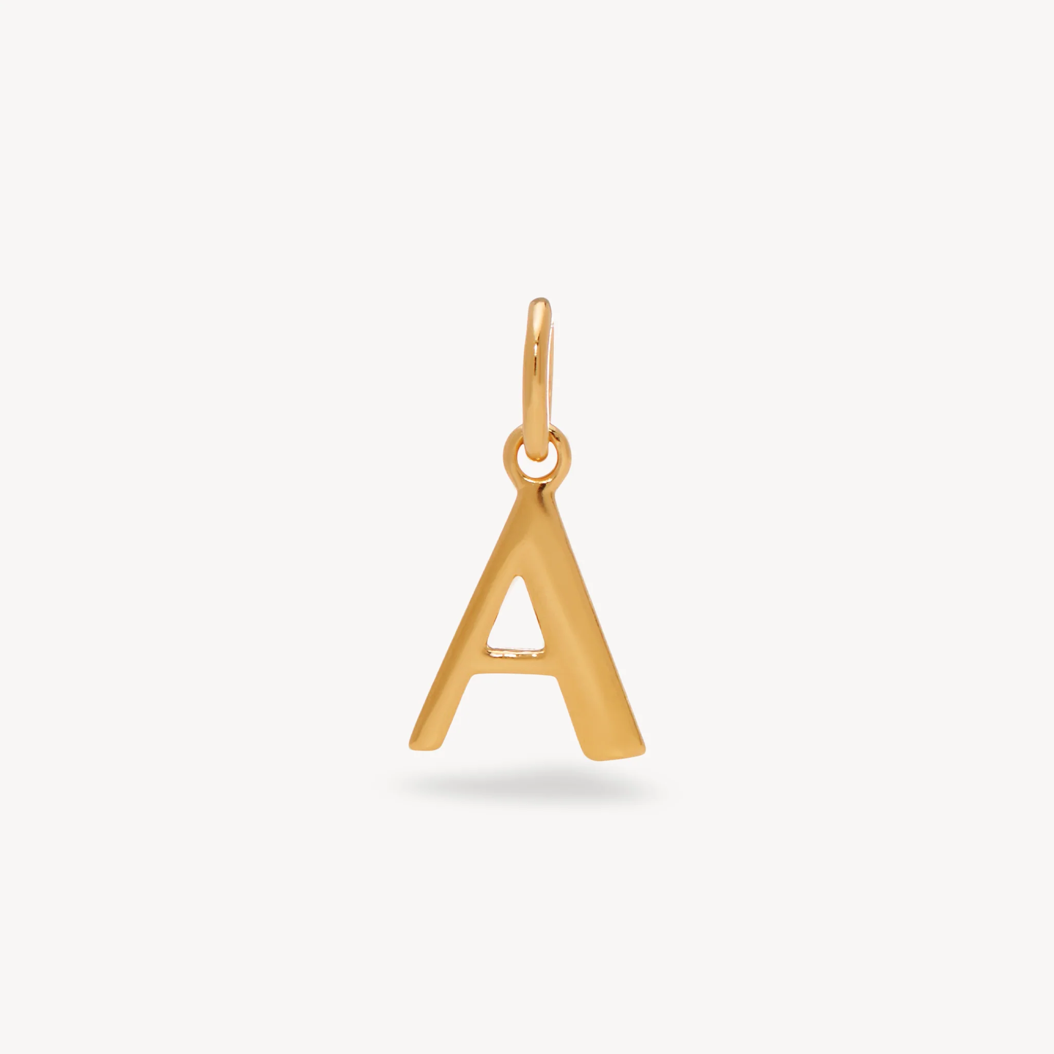 14k Gold Vermeil Letter Charm