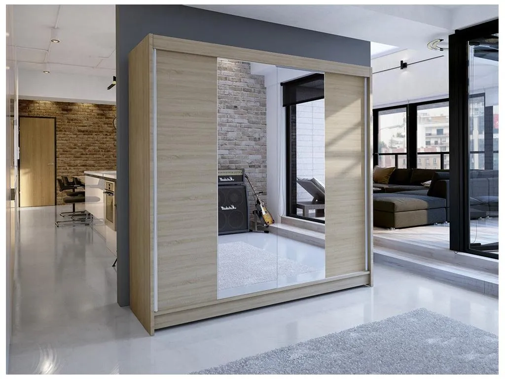 Armario Habitarluz 138 Habitarluz 215x180x58cm Puertas de armario - Correderas HSXP69062