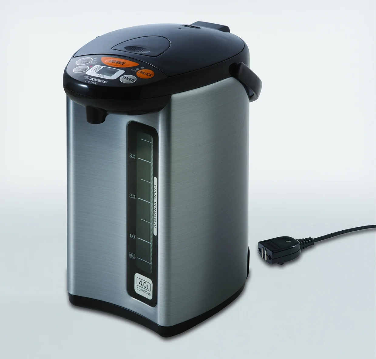 Zojirushi CD-WCC40TS Micom Water Boiler & Warmer - Image 7