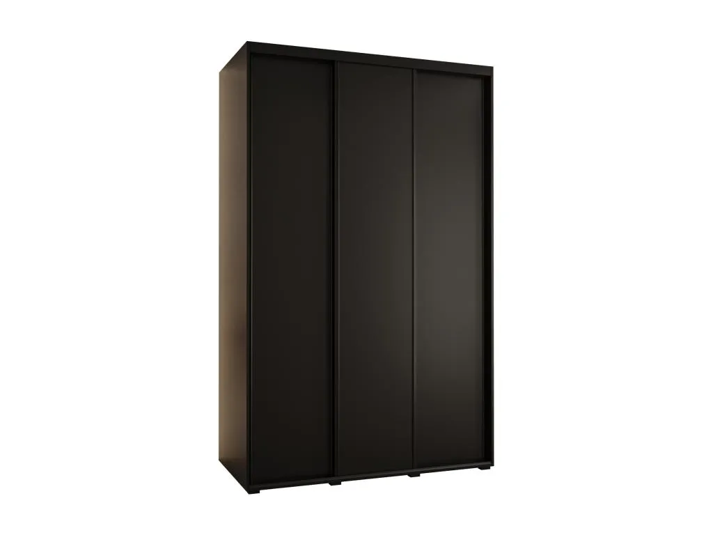 ARMARIO Decoencanto 1 DE PUERTAS CORREDERAS 235.2/160/45 3 puertas (Negro/Negro/Negro)