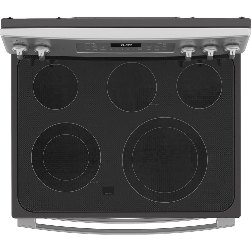 GE? 30" Free-Standing Electric Double Oven Convection Range - Image 4