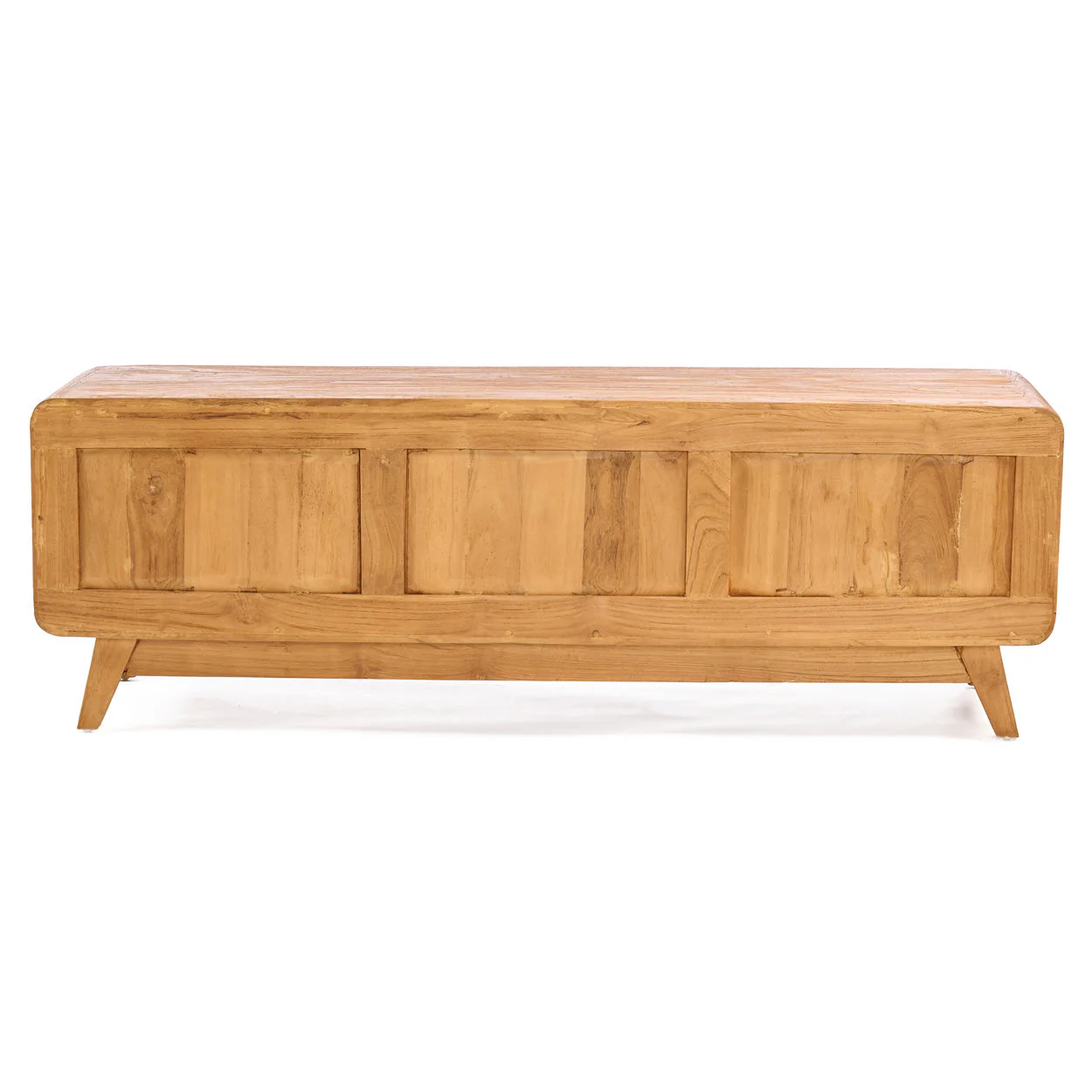 DUNE TV CABINET - NATURAL, TEAK & RATTAN
