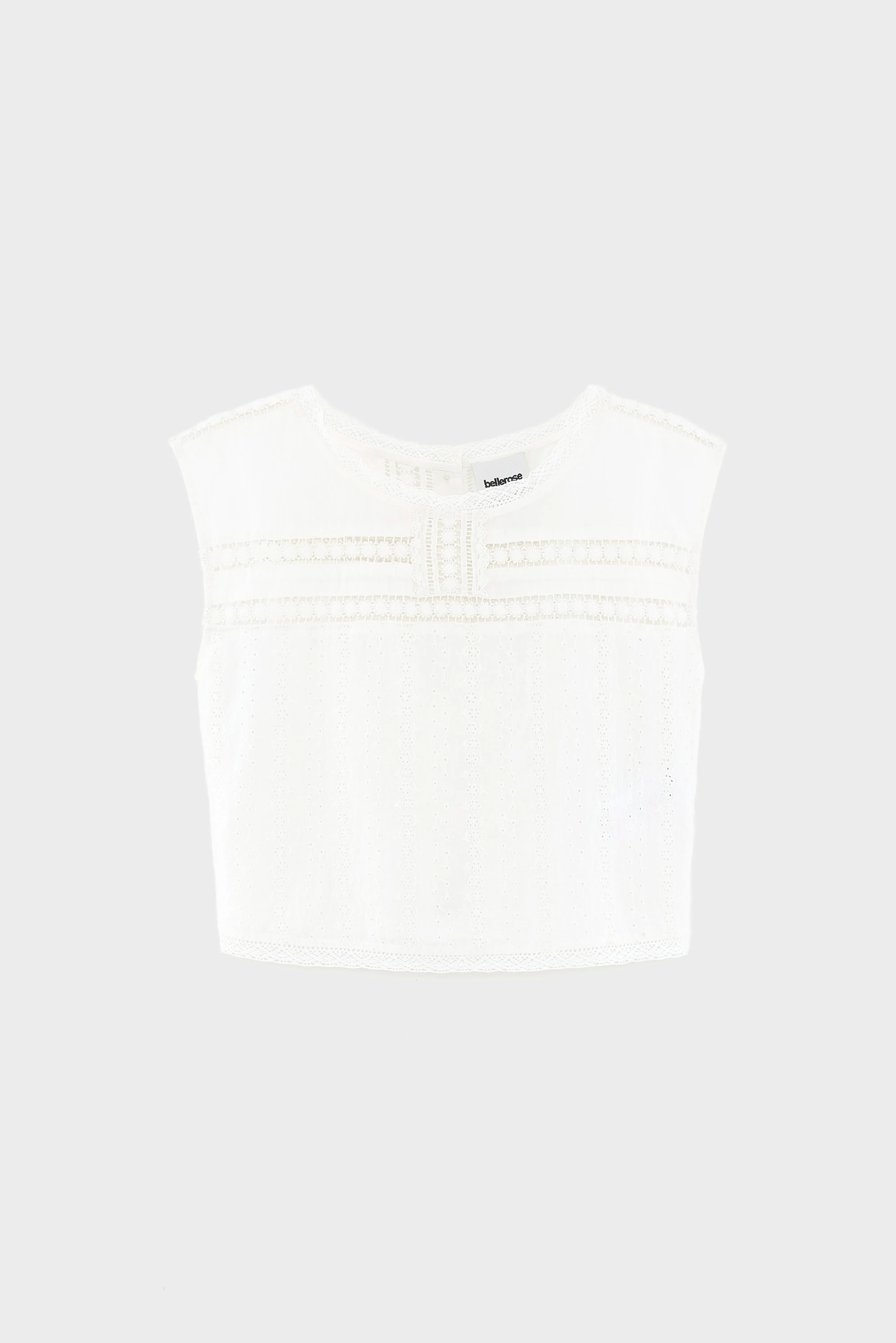Bellerose Donna embroidered blouse (261 / W / WHITE)