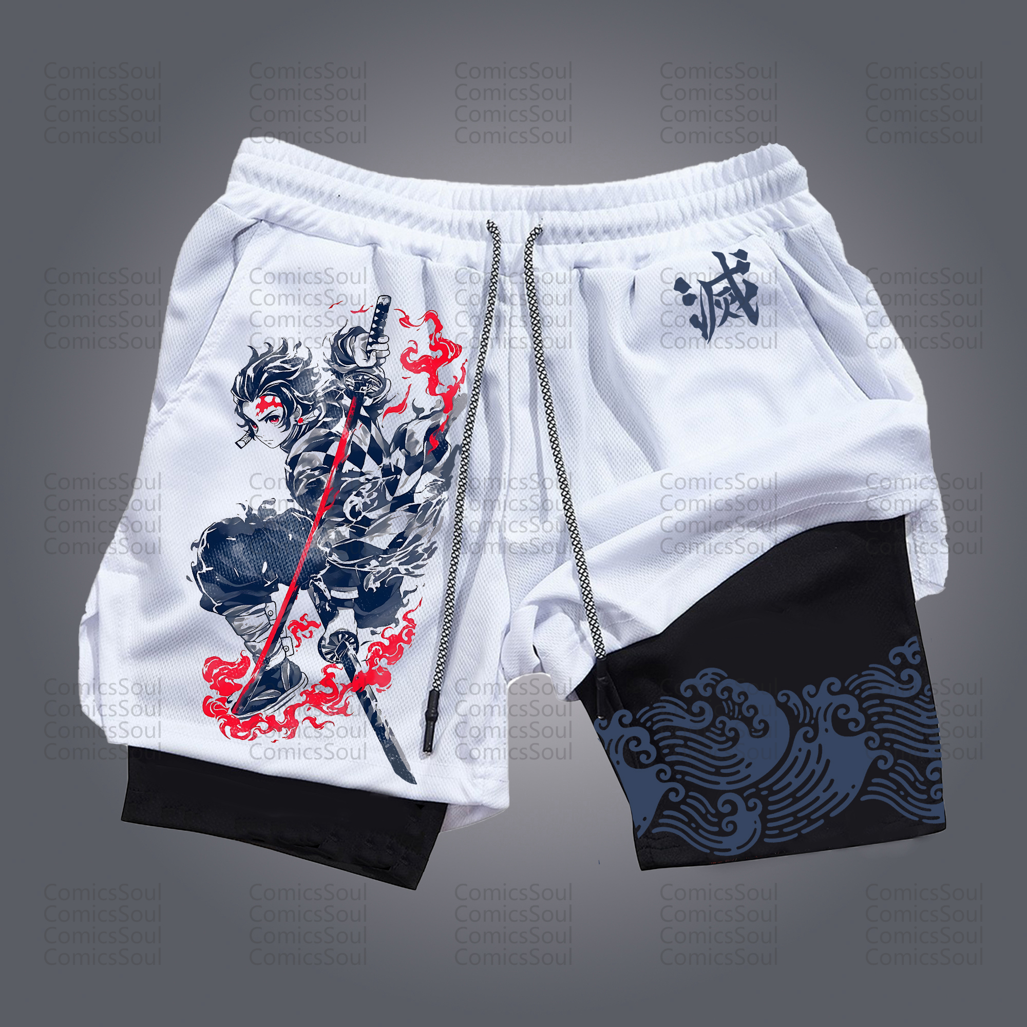 Unisex “ Comicssoul” Casual Streetwear Shorts
