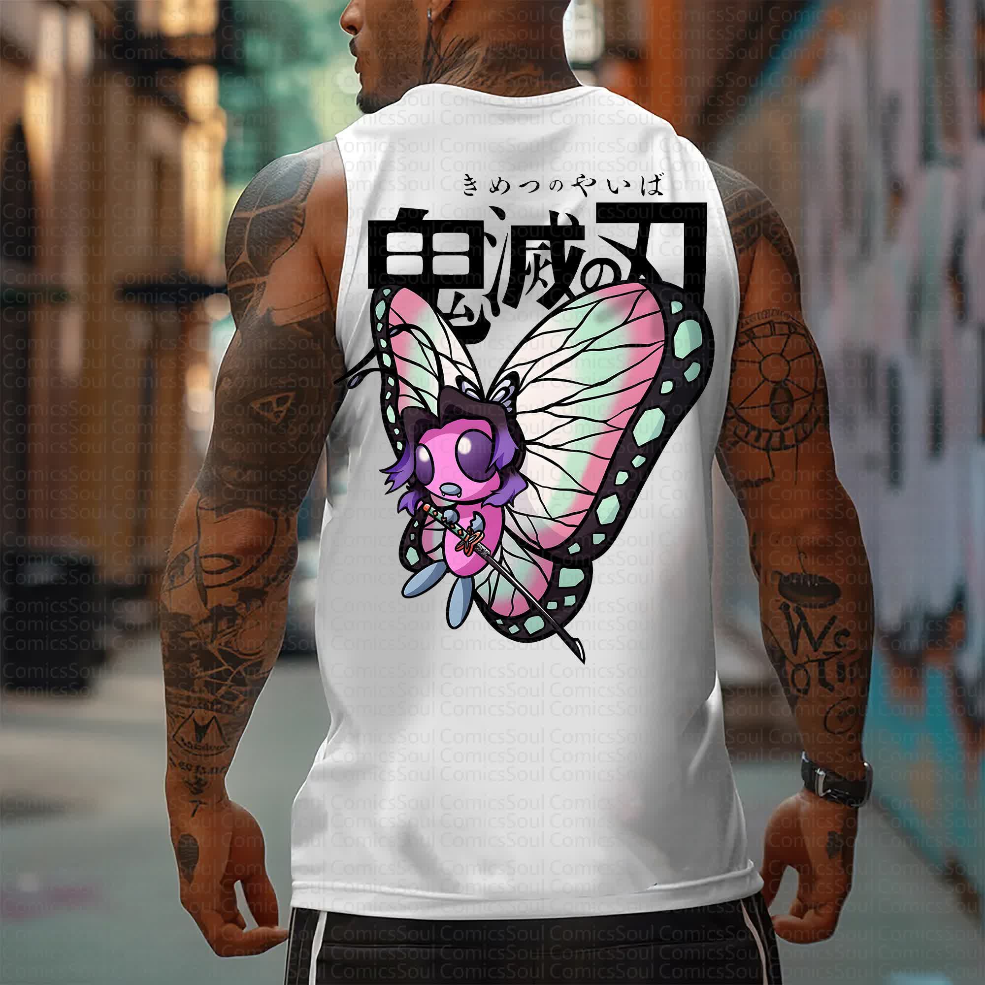 Unisex “Comicssoul X Comicssoul” Casual Anime  Tank Top