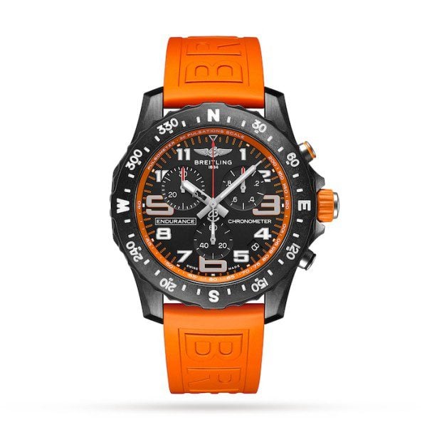 Replica Breitling Endurance Pro Quartz Black Rubber Strap X82310A51B1S1