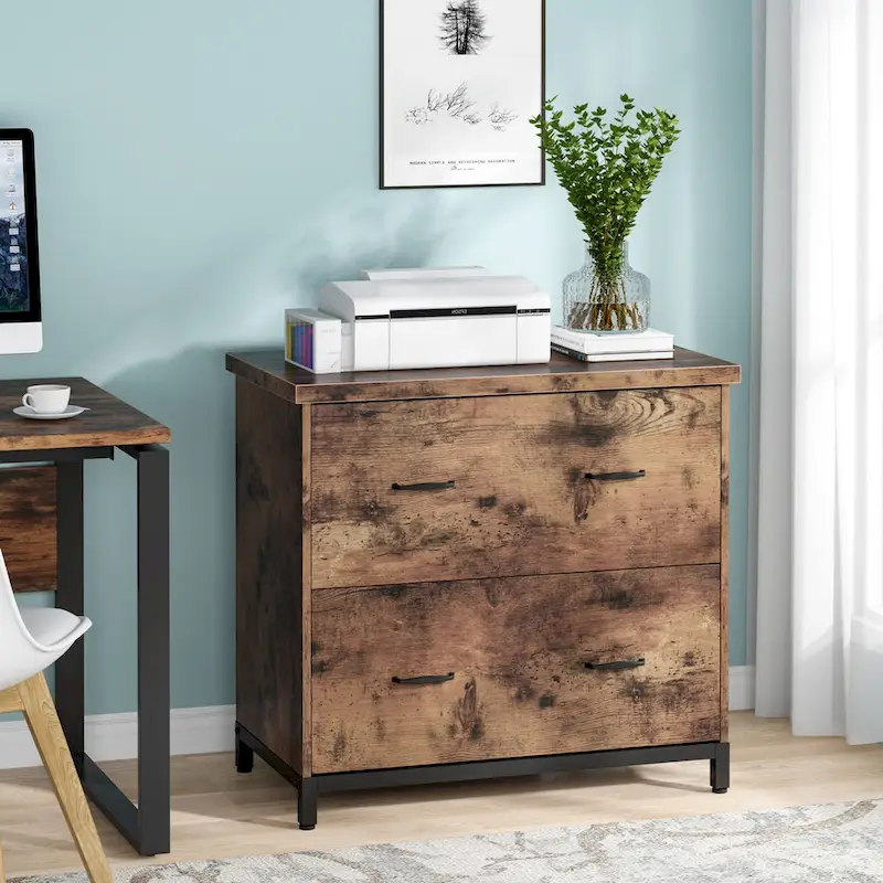 2-Drawer Lateral File Cabinet for Office Organization
