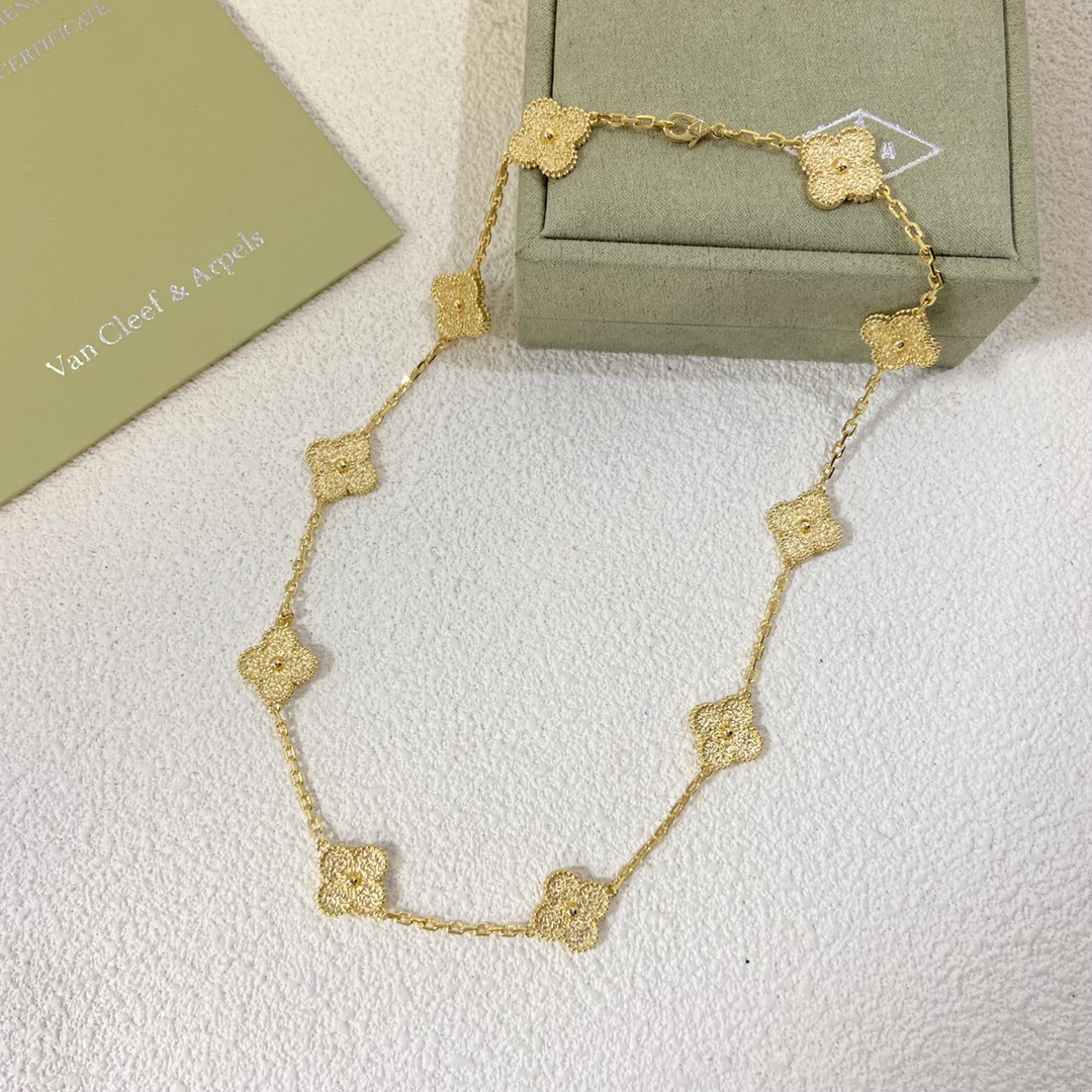 VCA Vintage Alhambra Necklace, 10 Motifs - Original Replica Club
