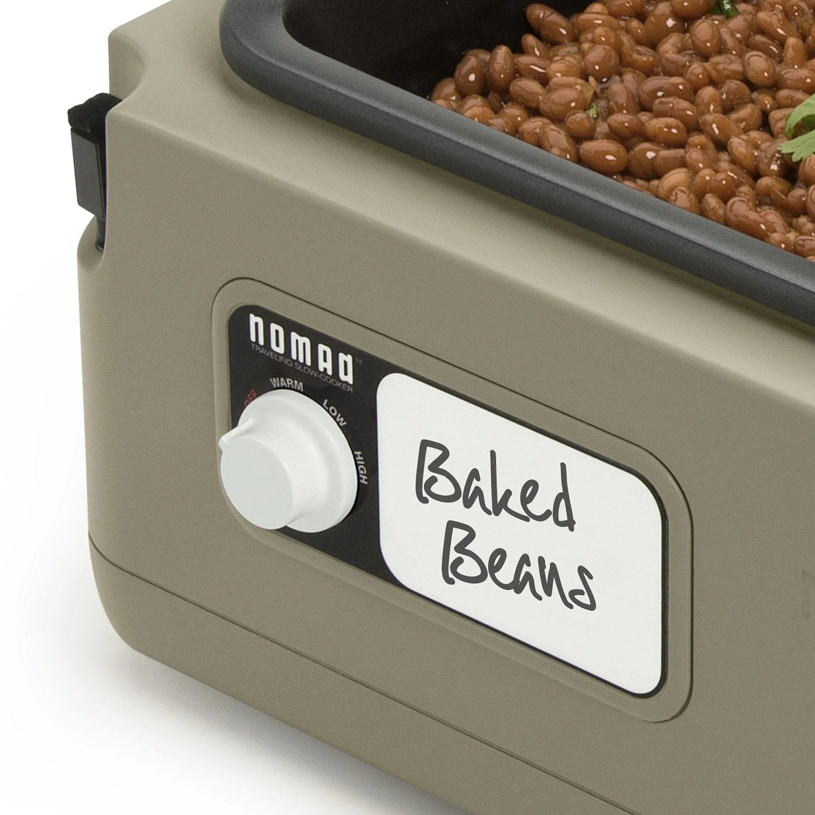 8-Quart Nomad Traveling Slow Cooker in Tan