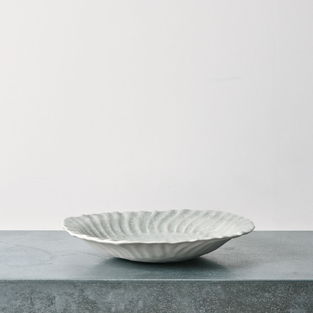 Grande assiette creuse - Céladon