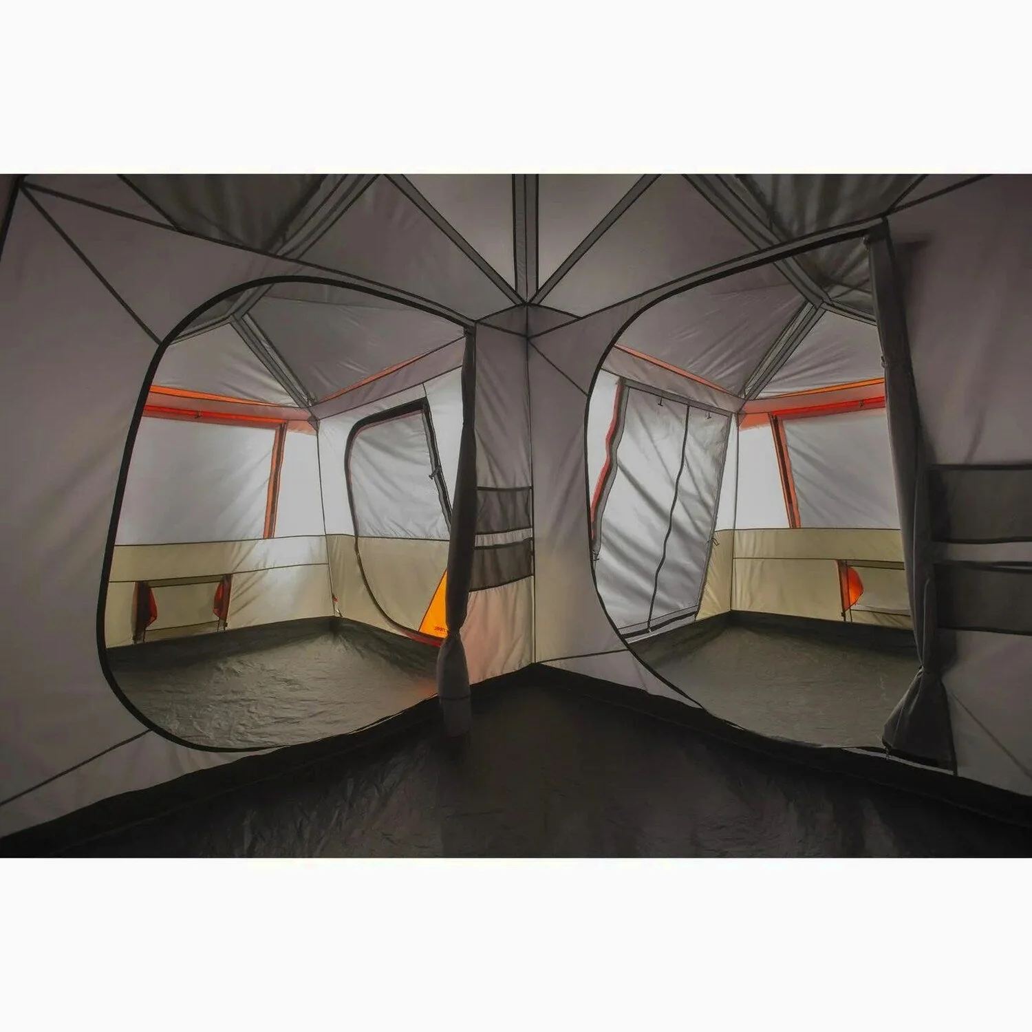 Ozark Trail Instant Cabin Tent, Sleeps 12, 16 x 16, 3-Room - WMT-161682B - Image 4 Ozark Trail Instant Cabin Tent, Sleeps 12, 16 x 16, 3-Room - WMT-161682B - Image 4