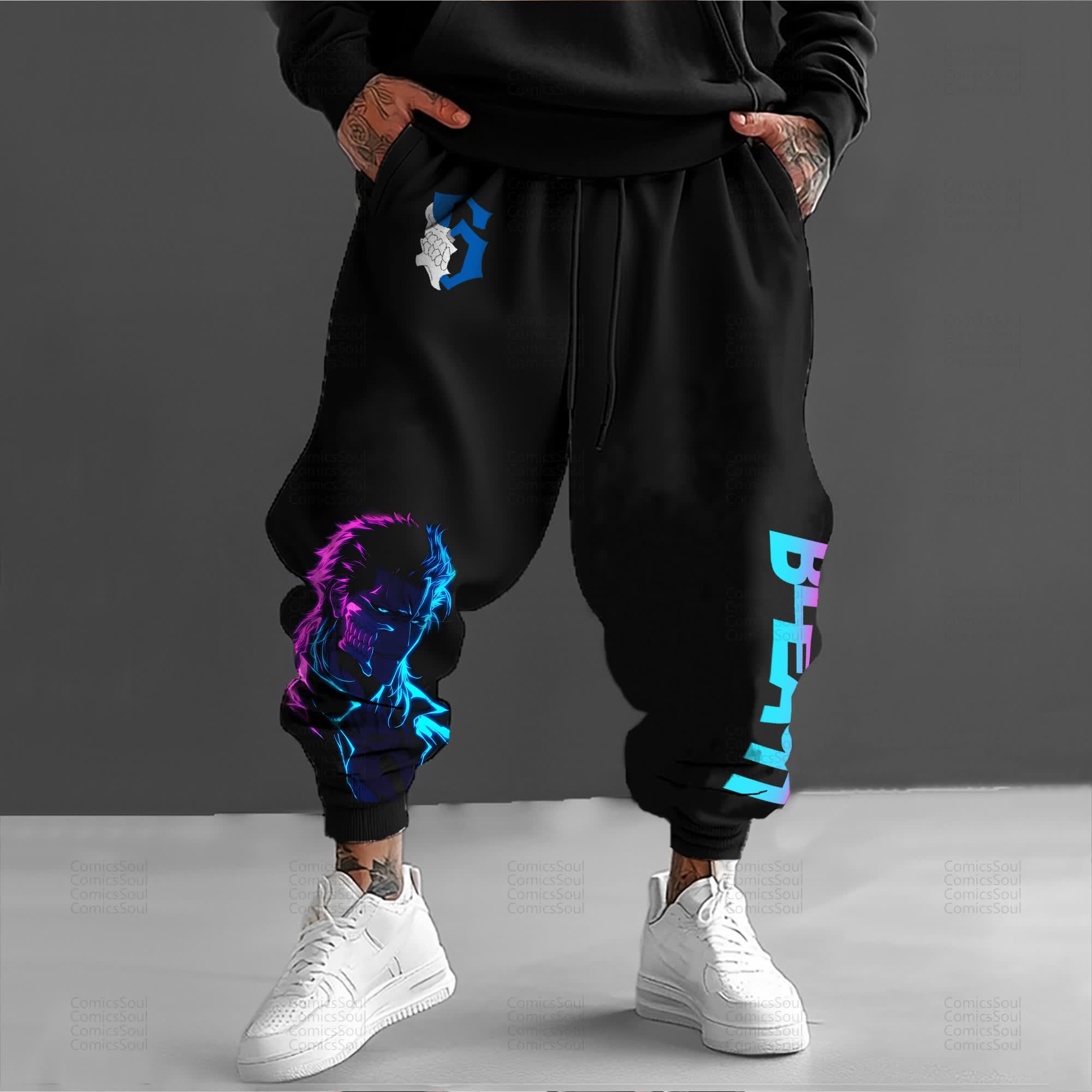 Unisex Anime Inspired Vintage Pants丨Comicssoul