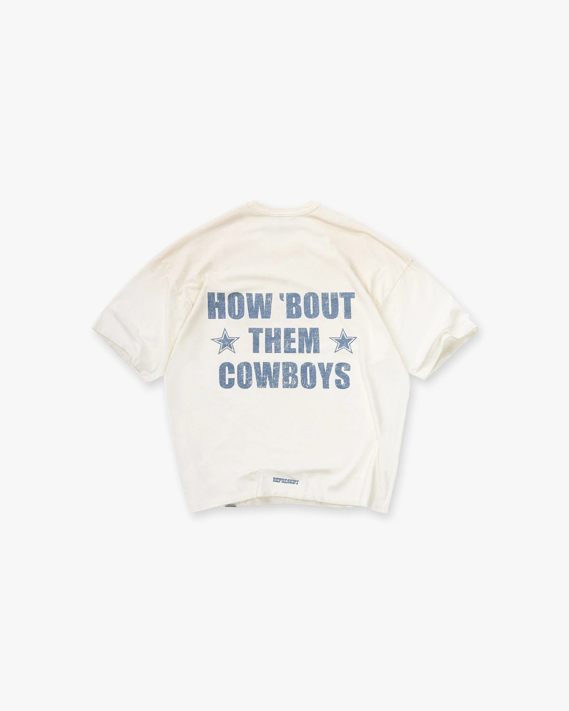 Dallas Cowboys x Represent T-Shirt - Washed Ecru