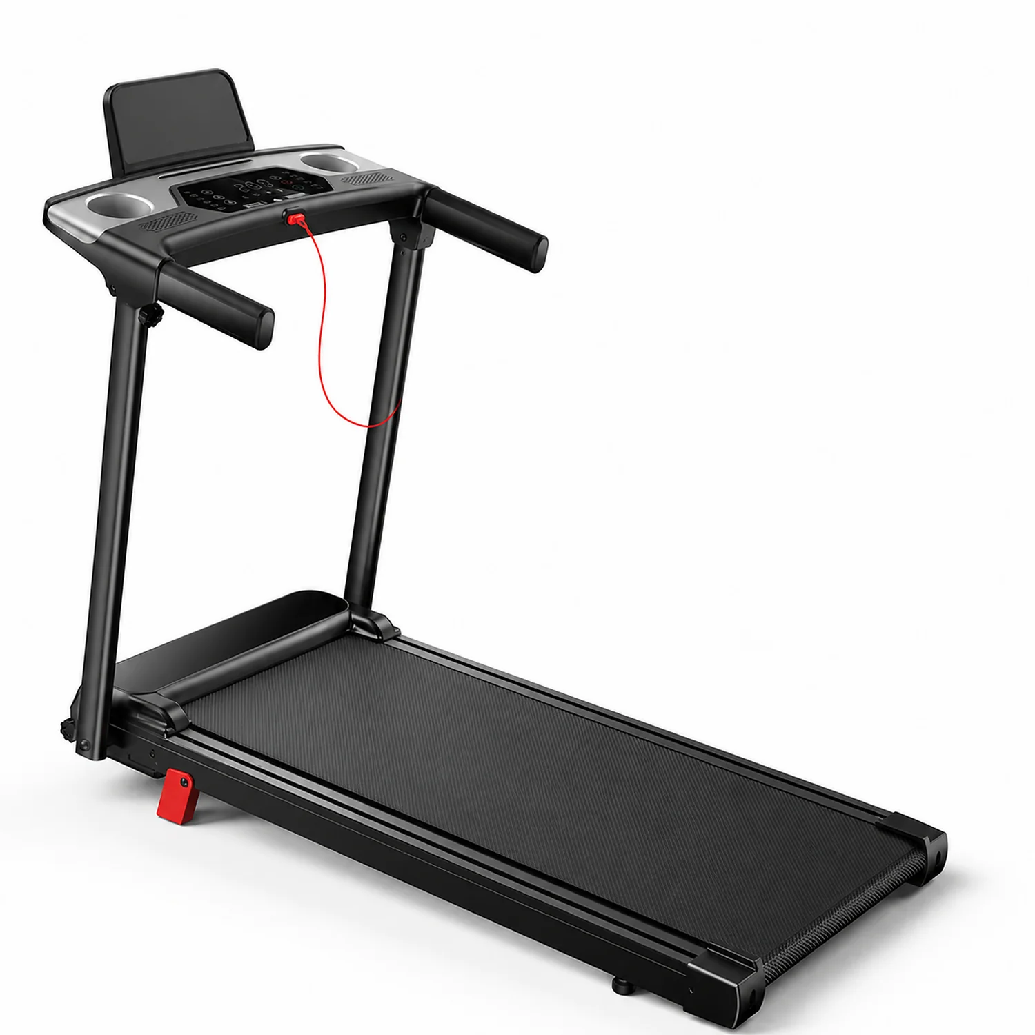 Foldable 3 HP Treadmill with 10% Incline