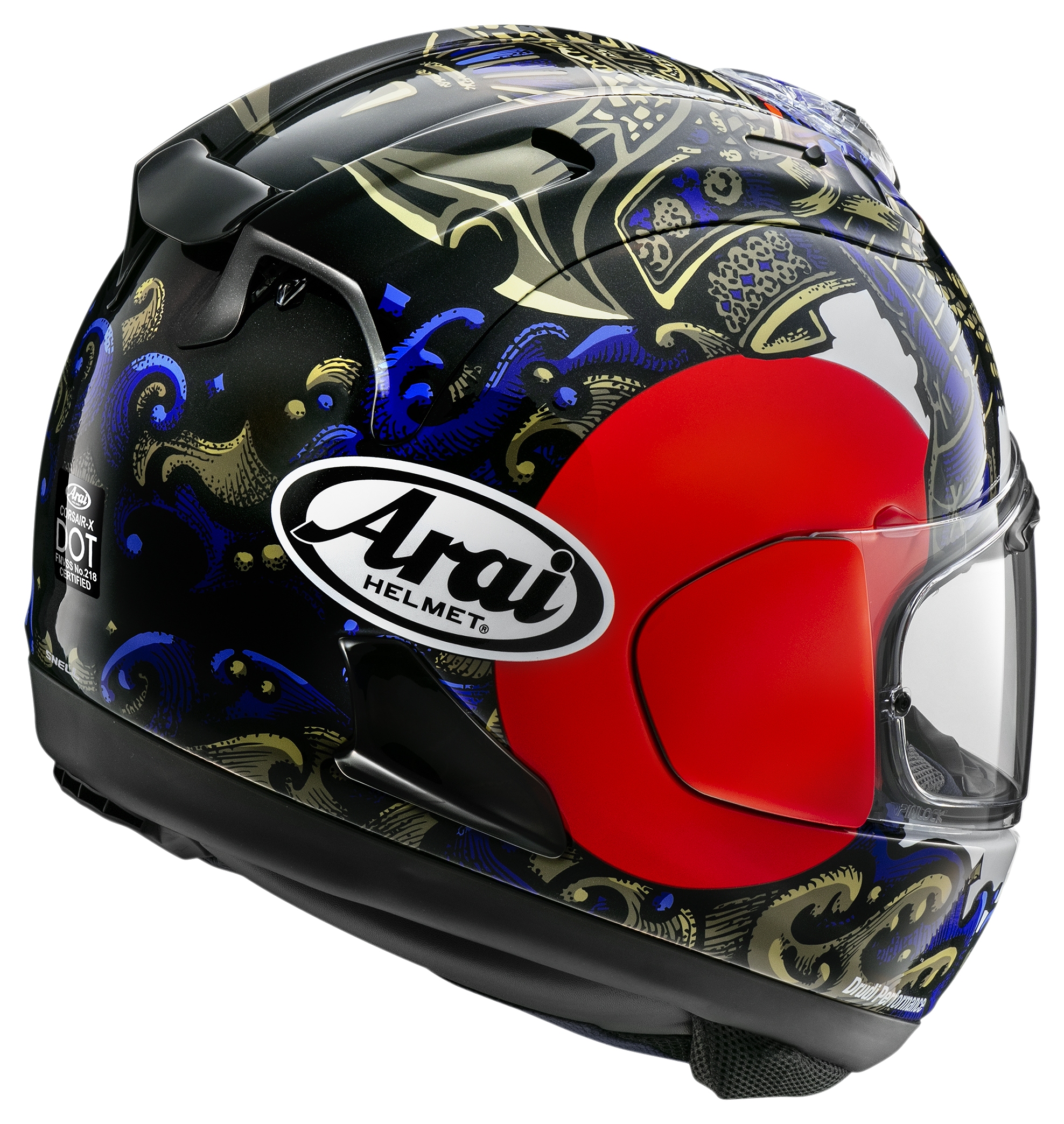 SportsBikeShop Arai Corsair-X Shogun Helmet - Snell 2020