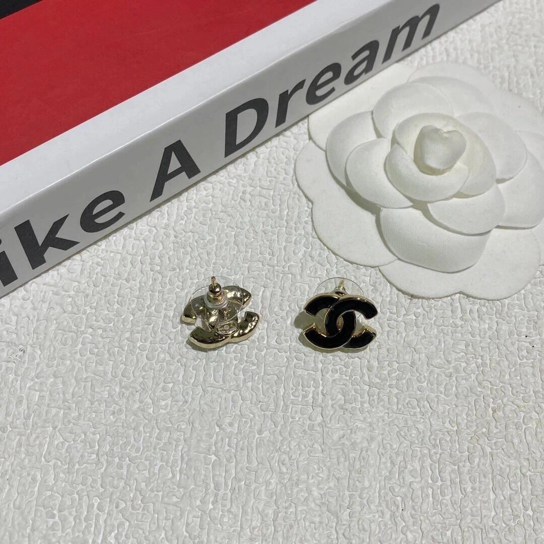 Chanel Pink Enamel CC Earrings - Original Replica Club