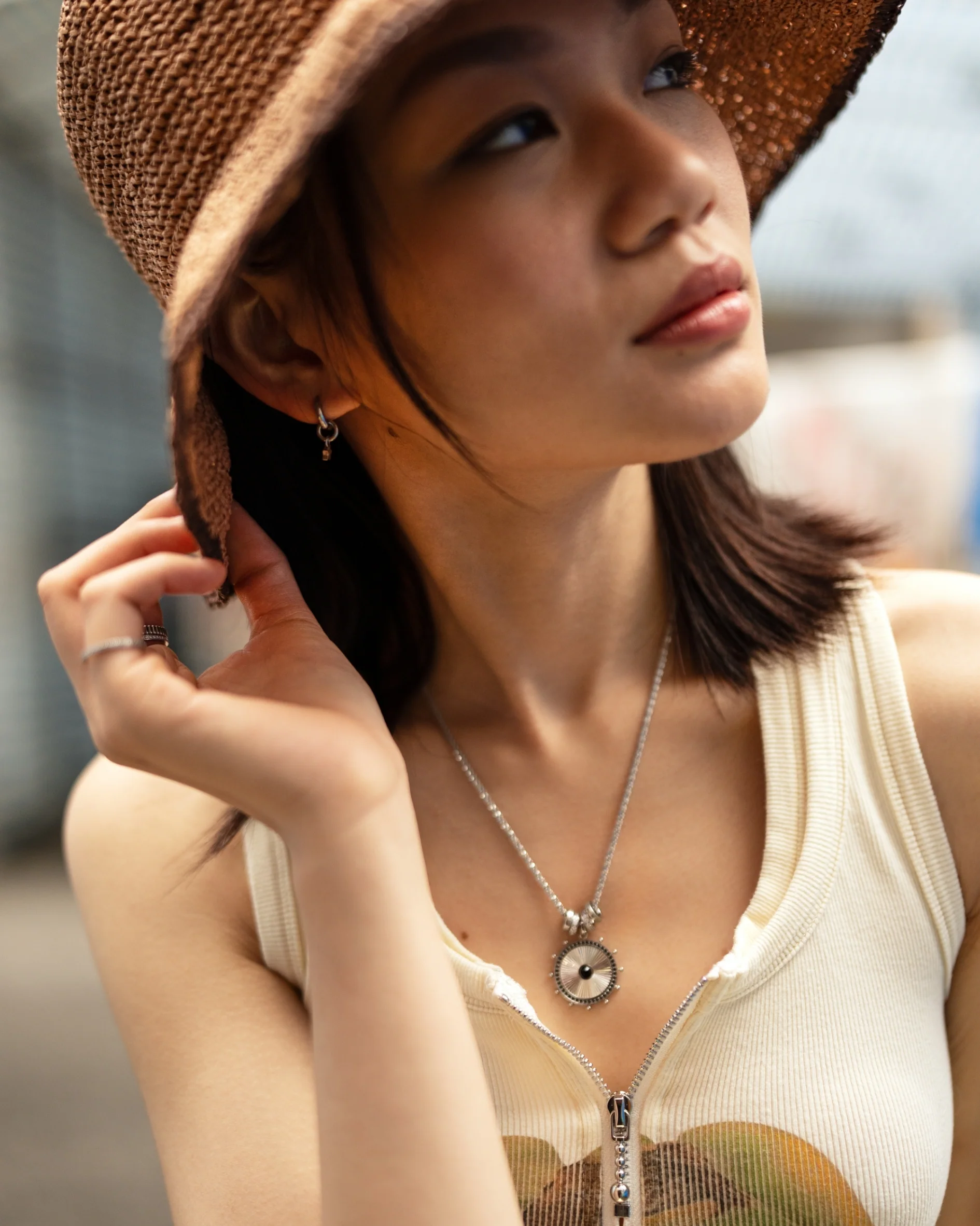 Mini Star White Sapphire Charm