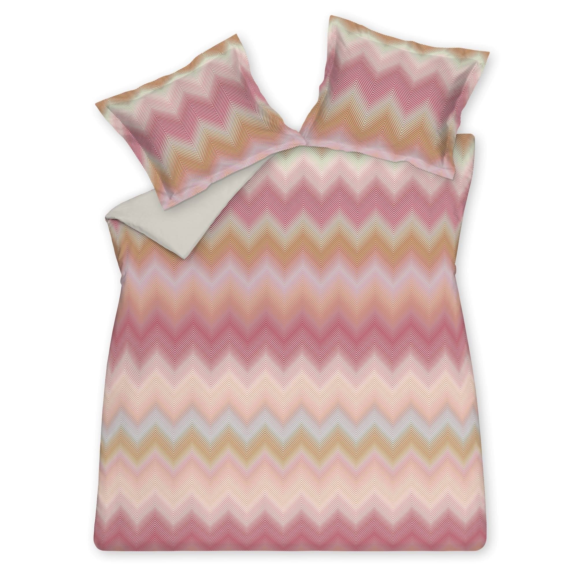 Ziggy Dekbedovertrek Pink   200 x 200 220 cm   Roze   Satijnkatoen