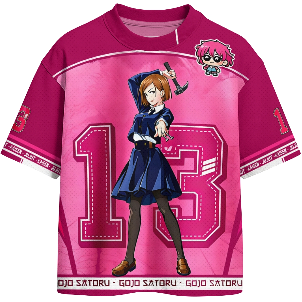 Jujutsu Kaisen Crew Neck Football Jersey