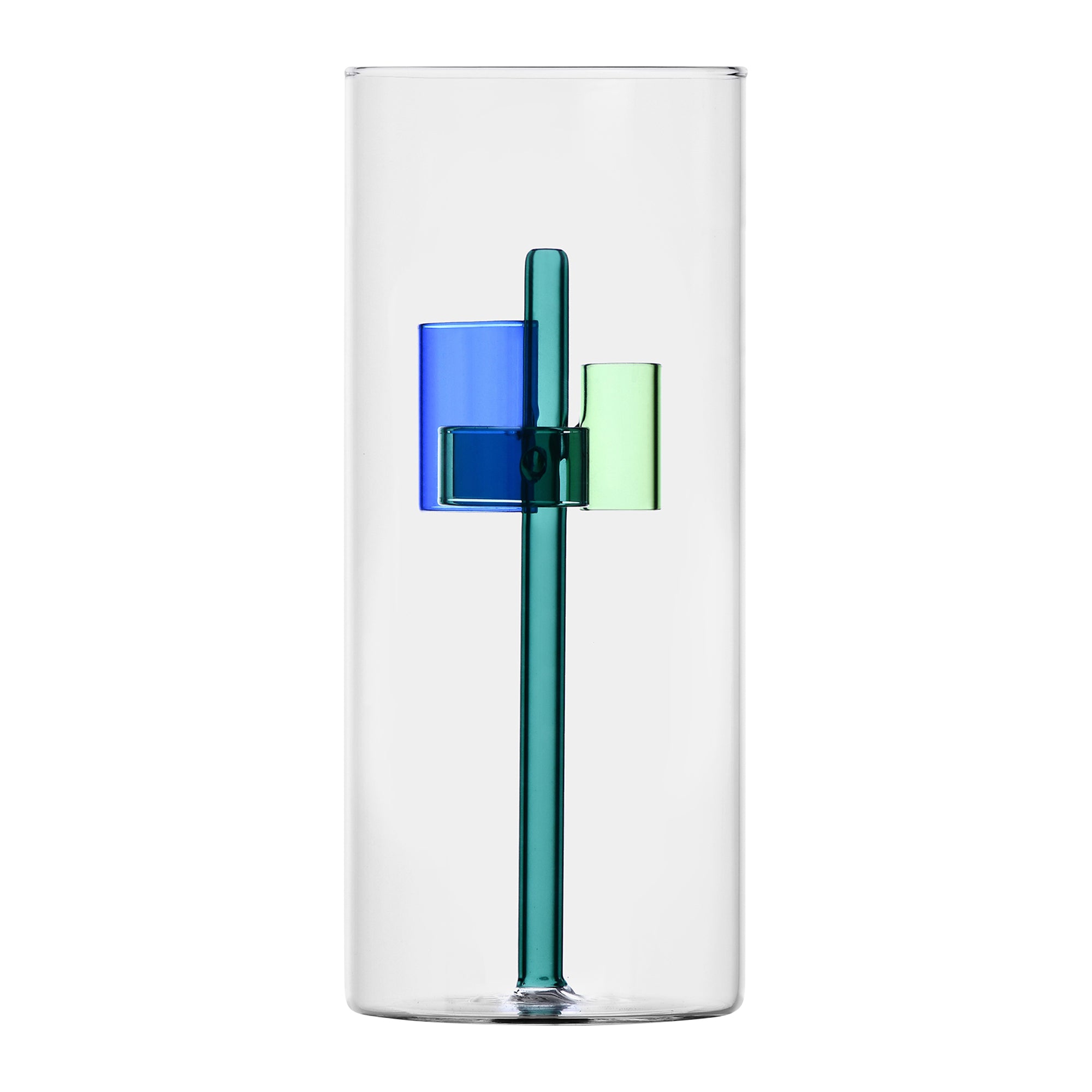 Ichendorf Milano Iris Vaas H 25 cm - Blauw