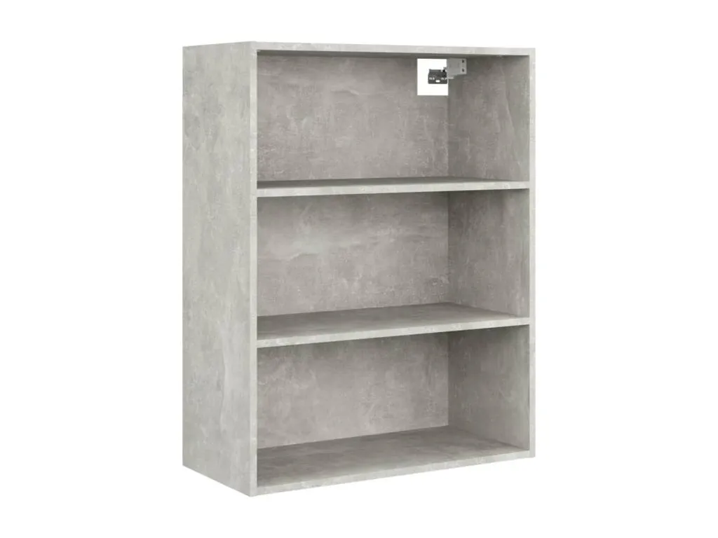 Armario colgante de pared en acabado gris hormigón 69.5x32.5x90 cm LF5086598