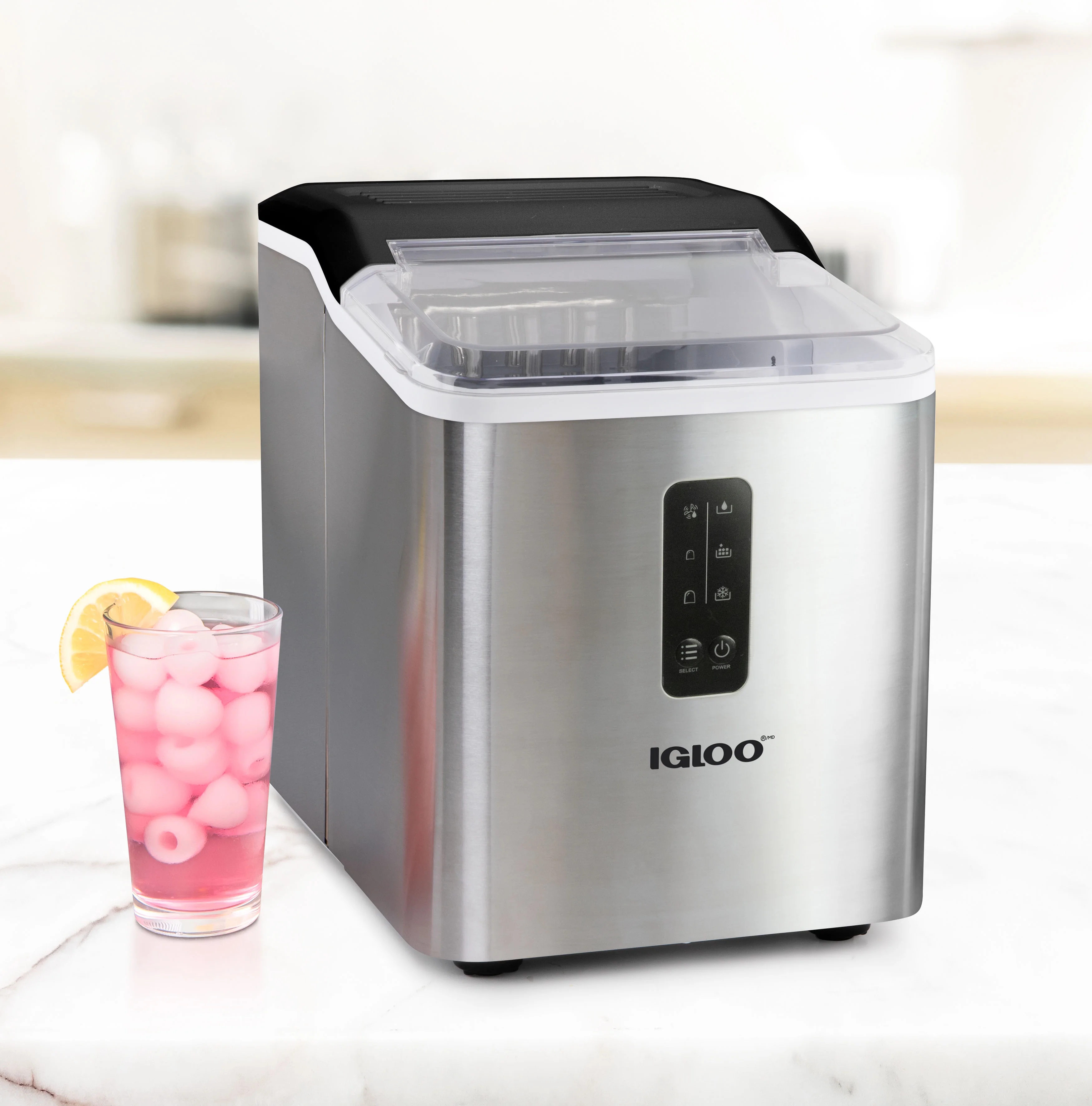 Igloo Automatic Ice Machine Self Cleaning Countertop Ice Maker for Water Bottle & Drinks, Aqua - Image 28