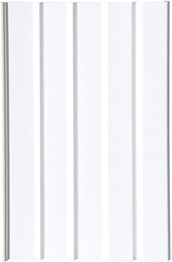 Mobile Home Skirting Vinyl Underpinning Panel White 16" W x 46" L (Box of 8)(White/16" W X 46" L)