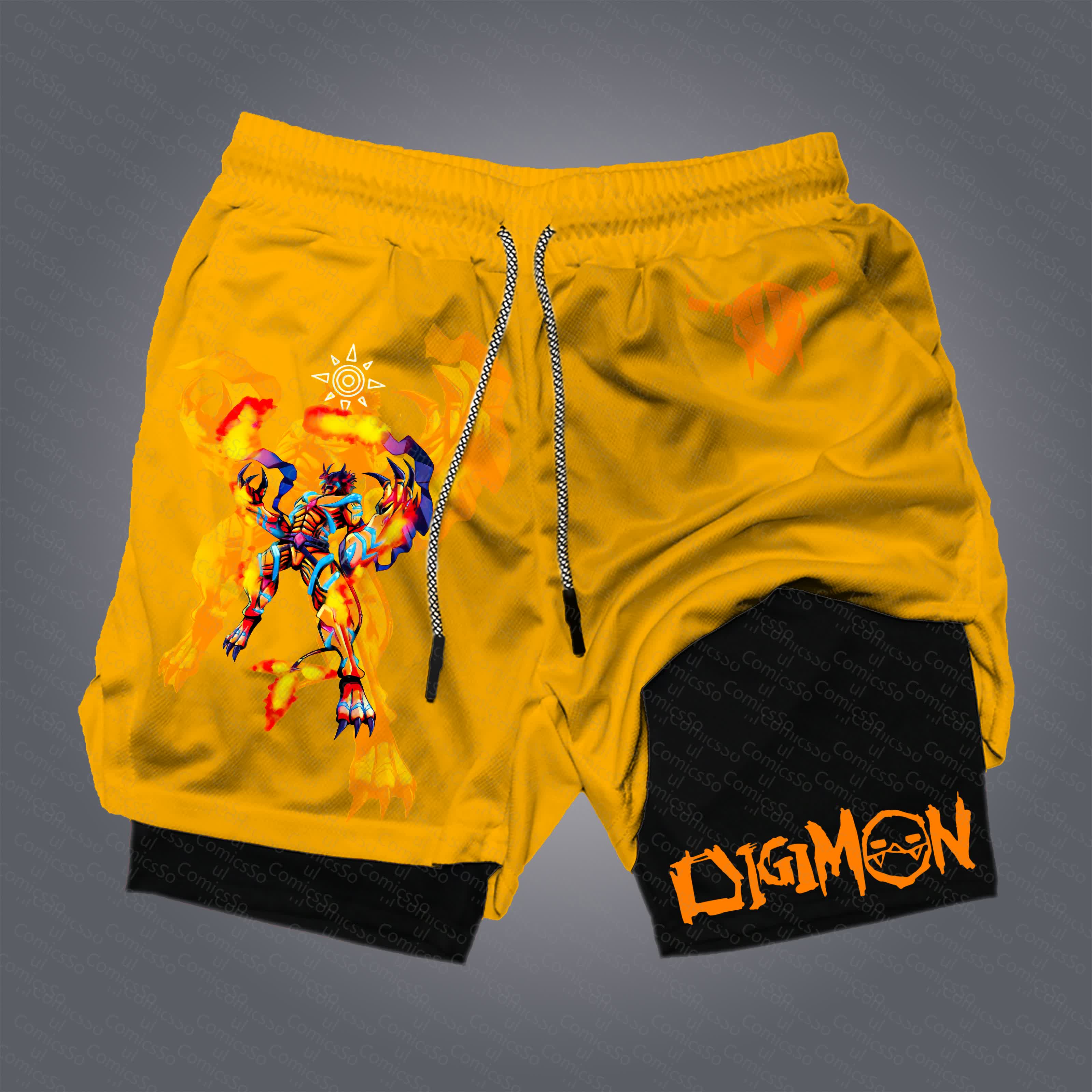 Unisex  “Comicssoul” Casual Anime Streetwear Shorts