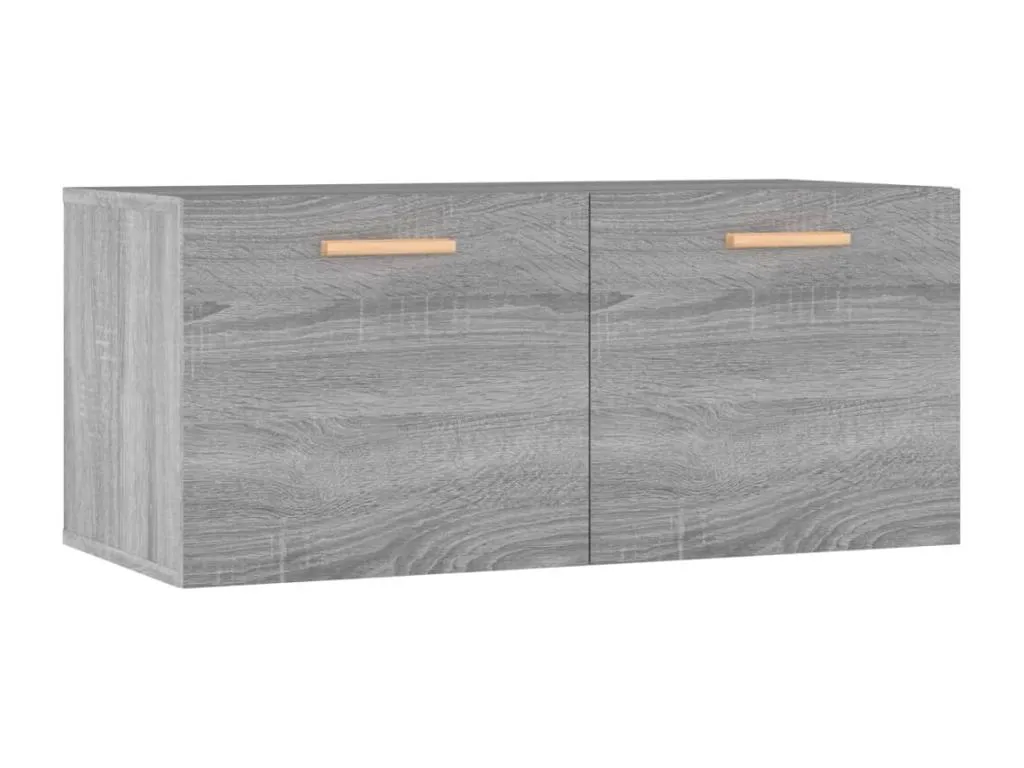 Armario de pared Decocasaes de ingeniería gris Decocasaes 80x35x36.5 cm 10814kosm