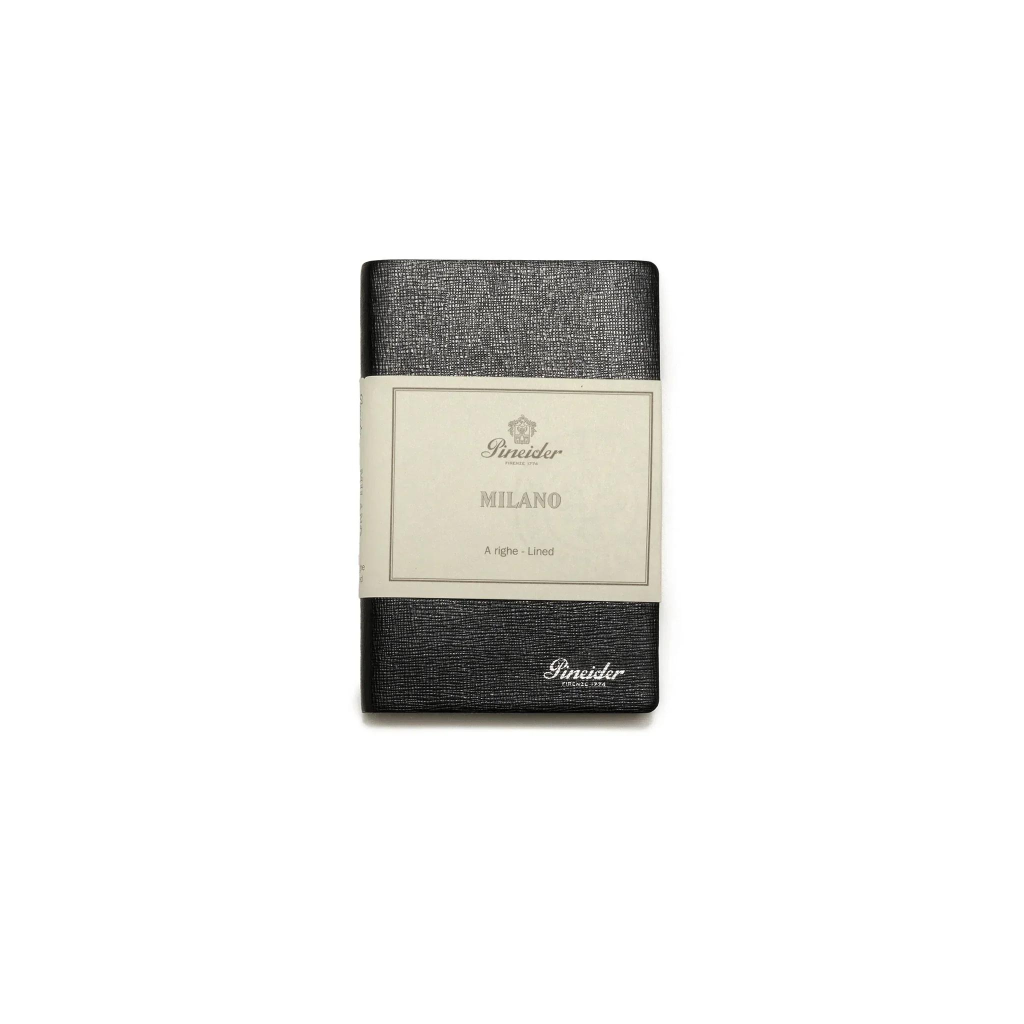 Pineider Milano Leather Laid Notebook Small