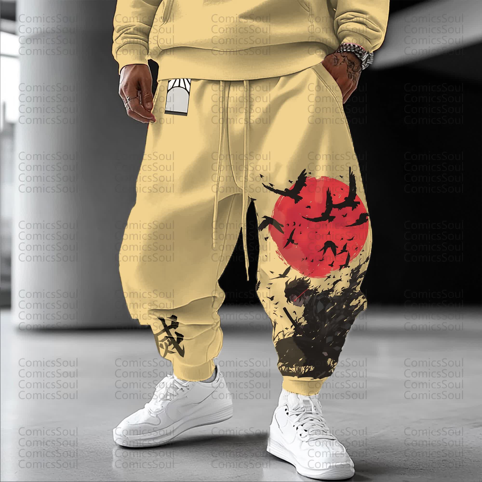 Unisex Anime Inspired Vintage Pants丨Comicssoul