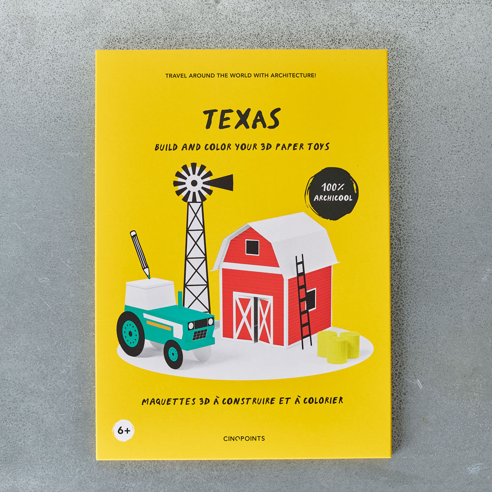 Maquette à colorier - Texas