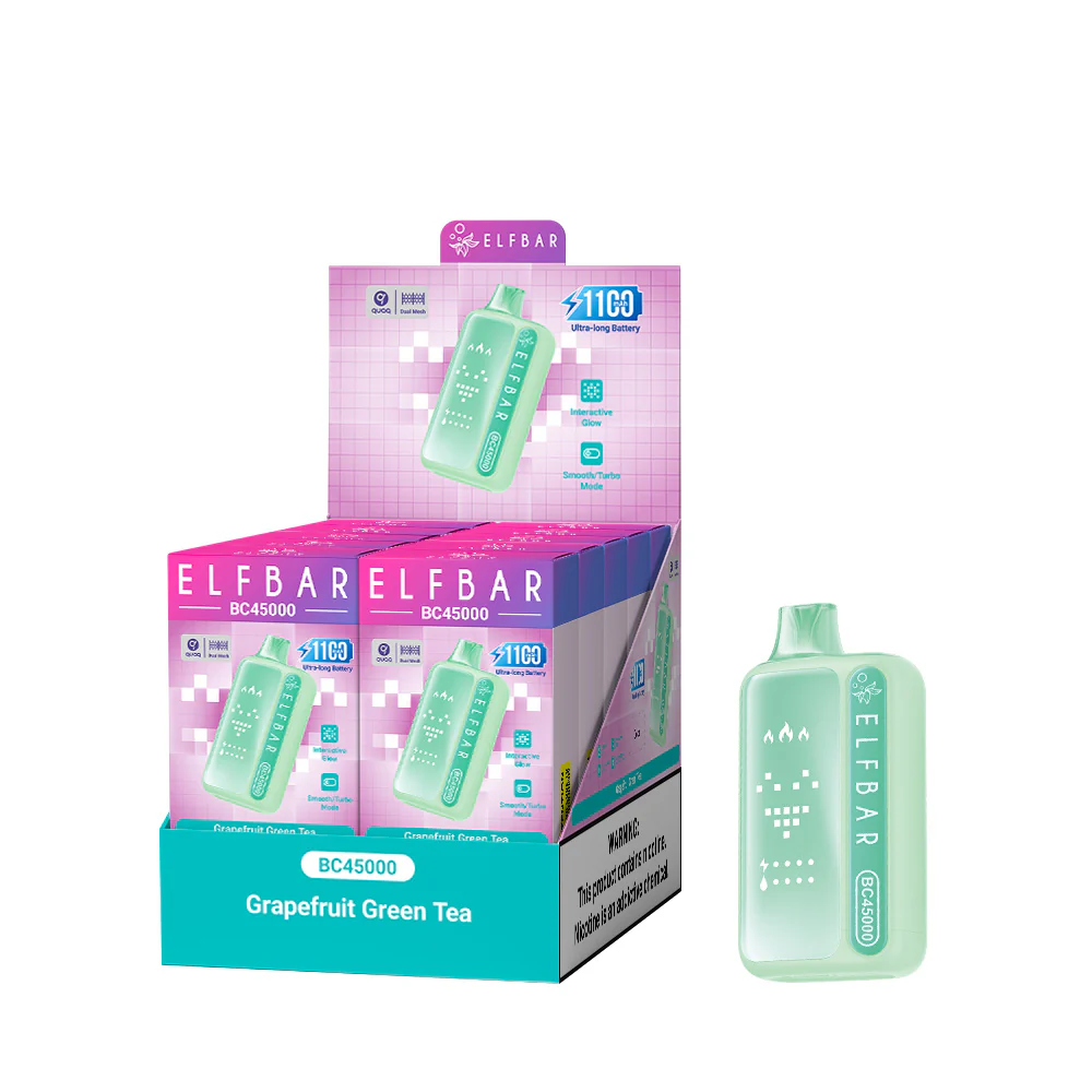 ELFBAR BC45000 cigarette électronique jetable rechargeable (toutes les saveurs)