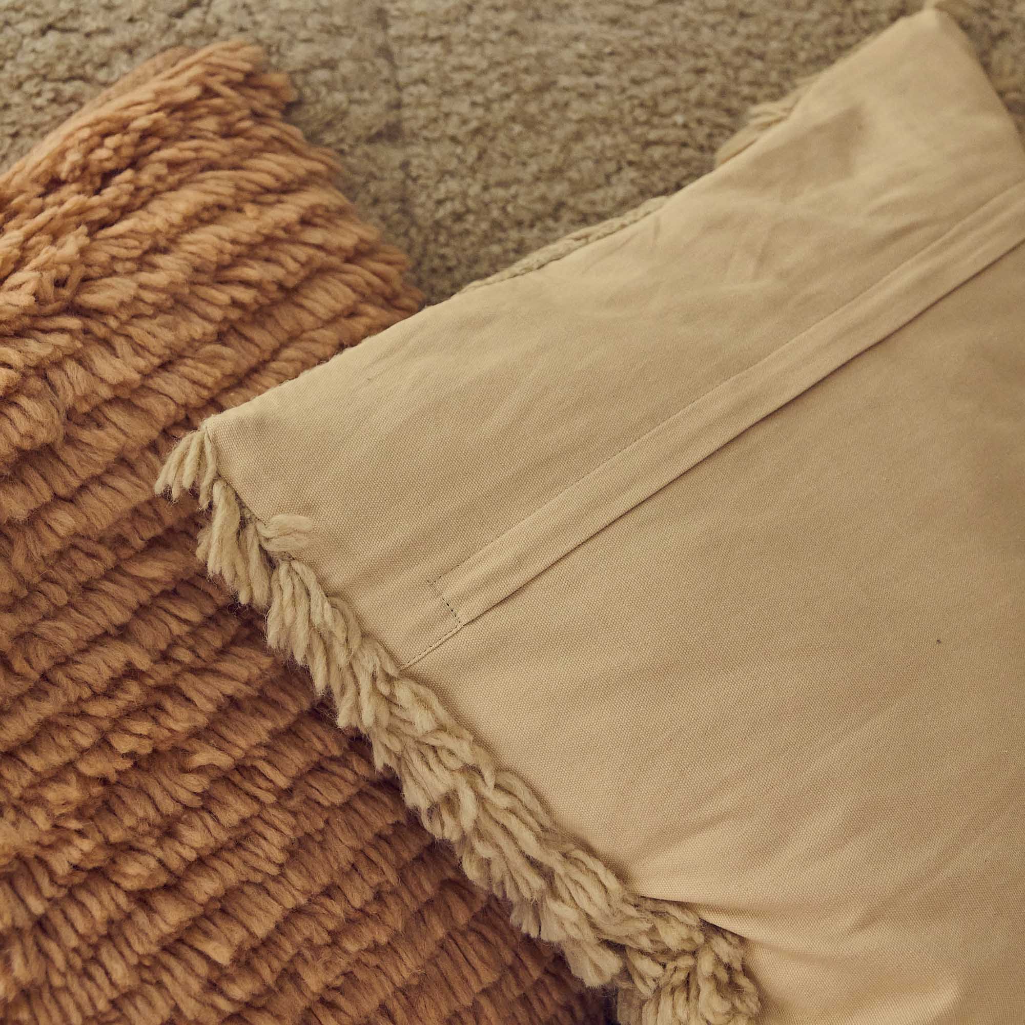 Connie Textured Cushion, Natural