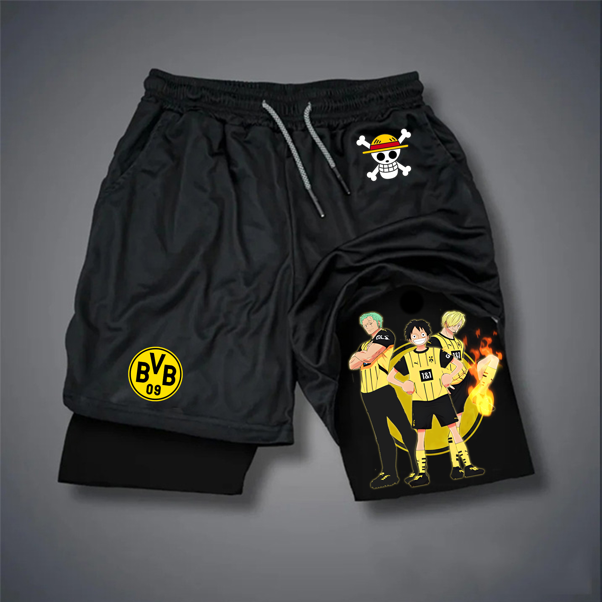 Unisex Vintage  Shorts | Borussia Dortmund x Comicssoul
