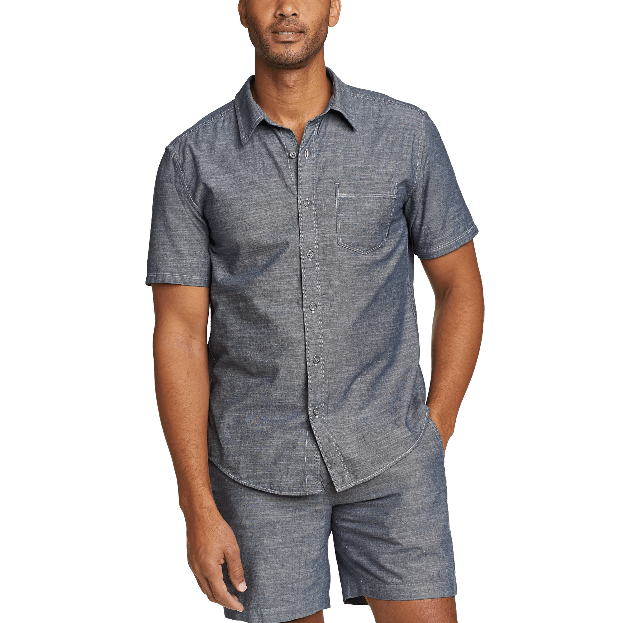 Men's Camano Short-Sleeve Shirt - Solid - Eddie Bauer Outlet