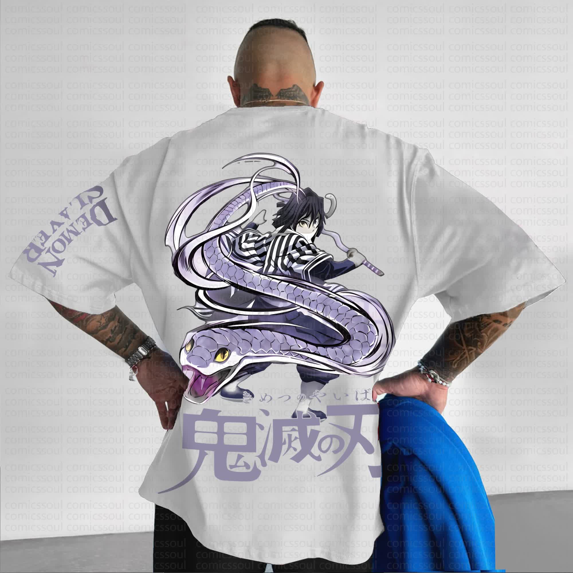 Unisex Anime Inspired Vintage T-Shirt丨Comicssoul