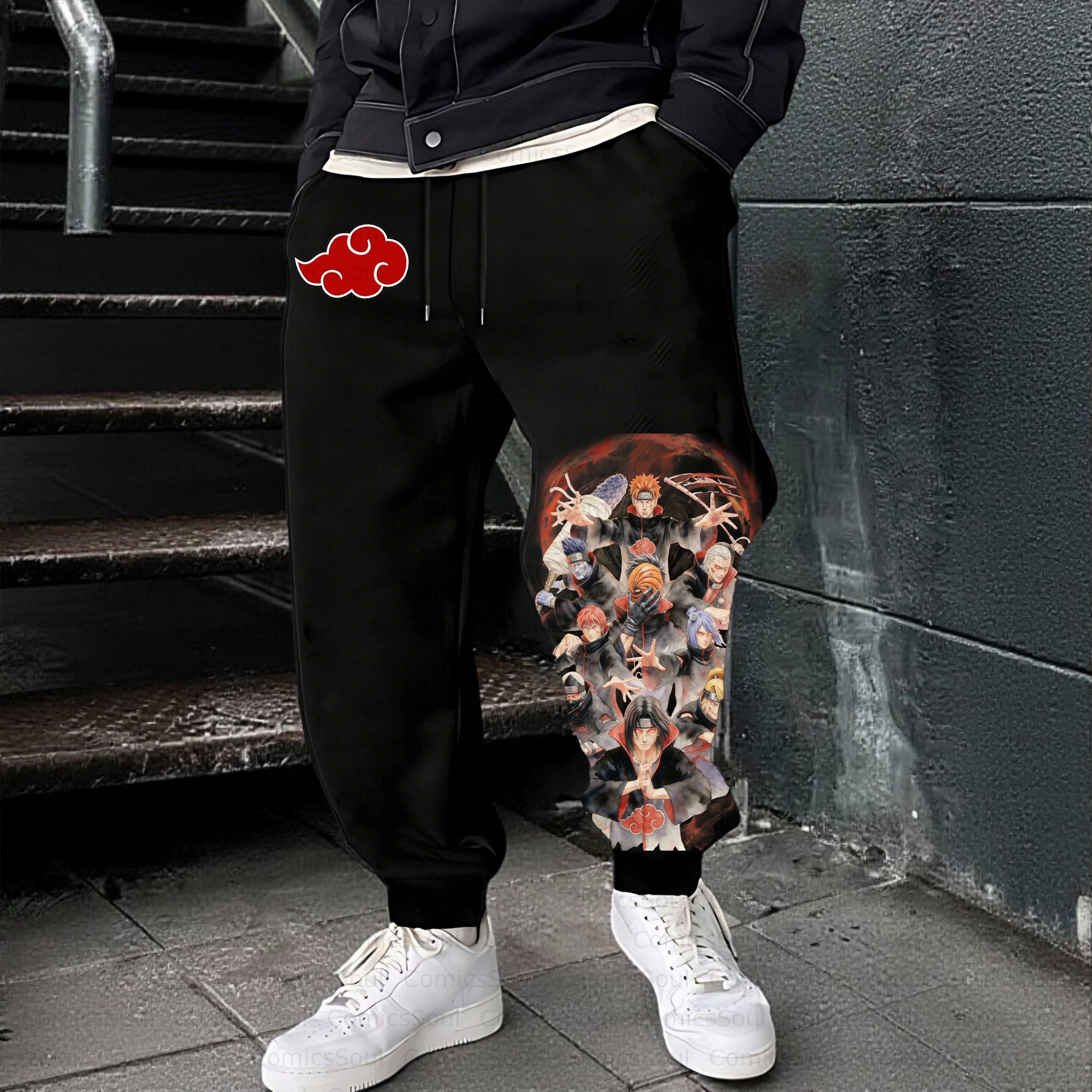 Unisex Casual Anime Streetwear Pant