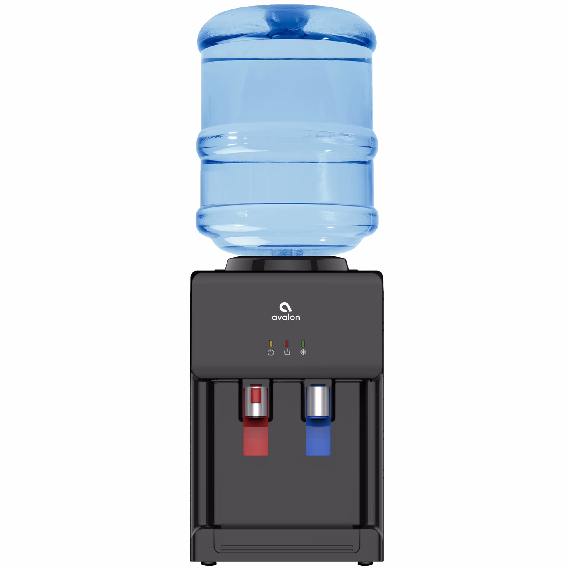Avalon Premium Top Loading Countertop Water Dispenser, Hot Cold Water Temperature - Black(Black)