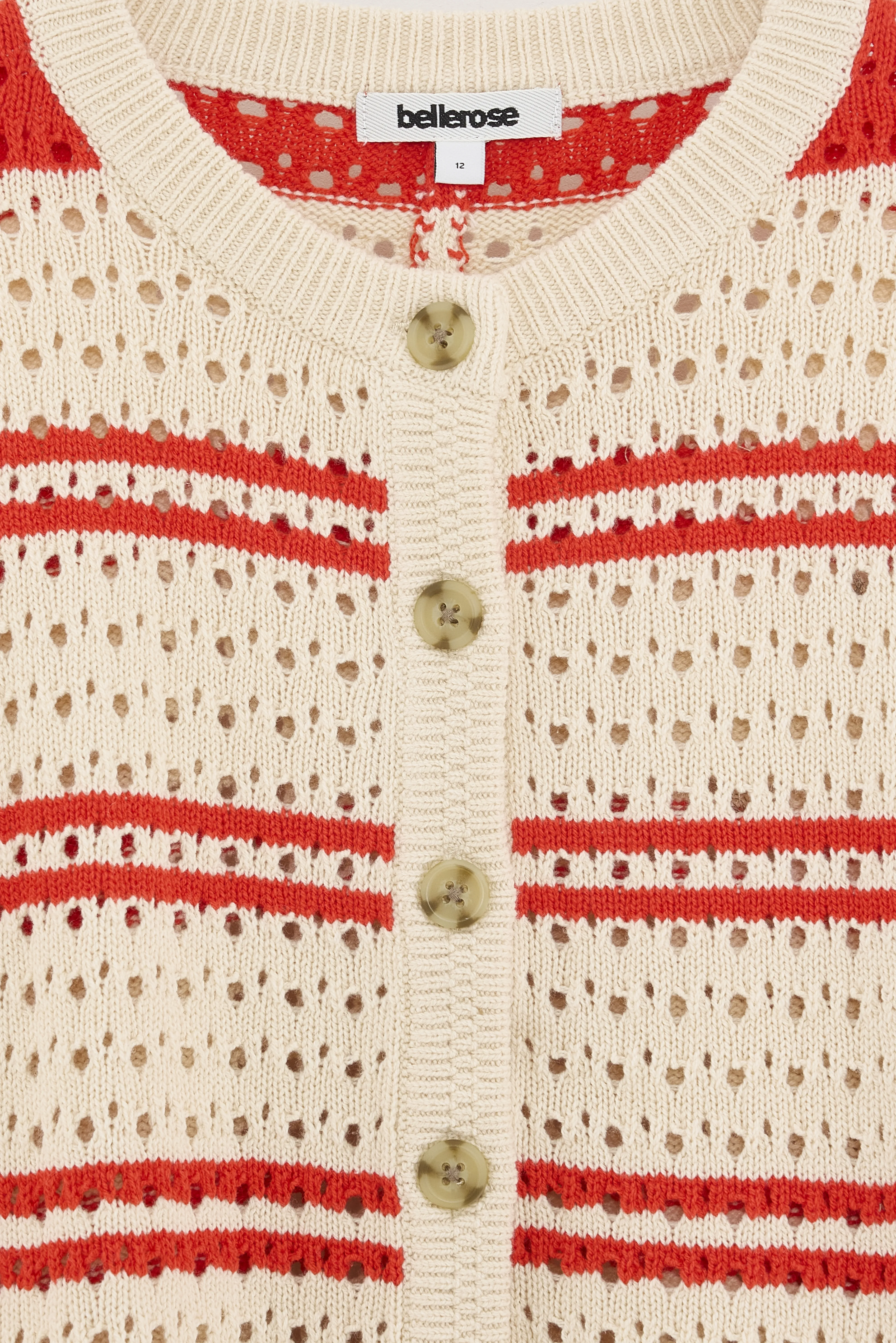 Bellerose Gelta relaxed cardigan (261 / G / STRIPE A)