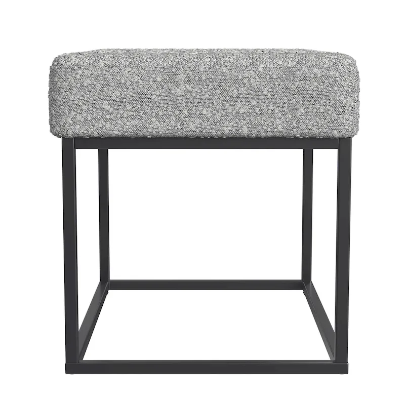 HomePop Theodore Upholstered Ottoman