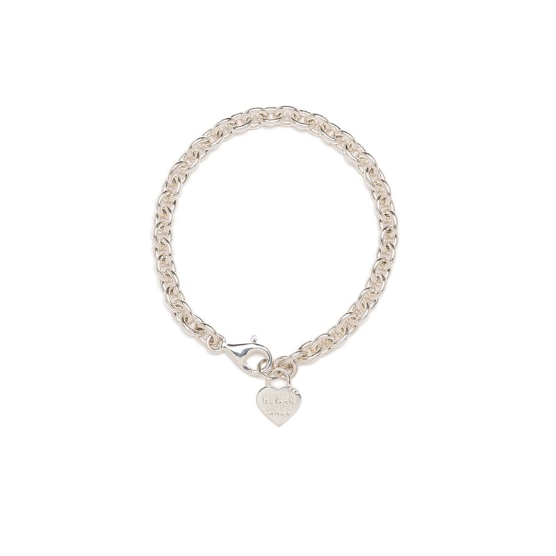 HUMAN MADE HEART SILVER BRACELET