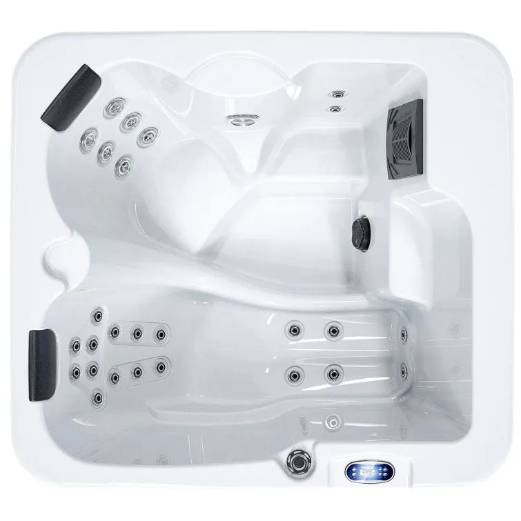 Luxuria Spas 120 Volt 3 – Person 55 – Jet Rectangle Plug & Play Hot Tub with Ozonator