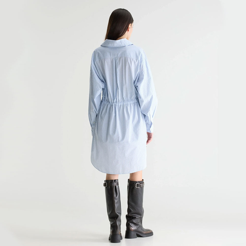 Bellerose - Robe chemise à rayures Coney - Bleu