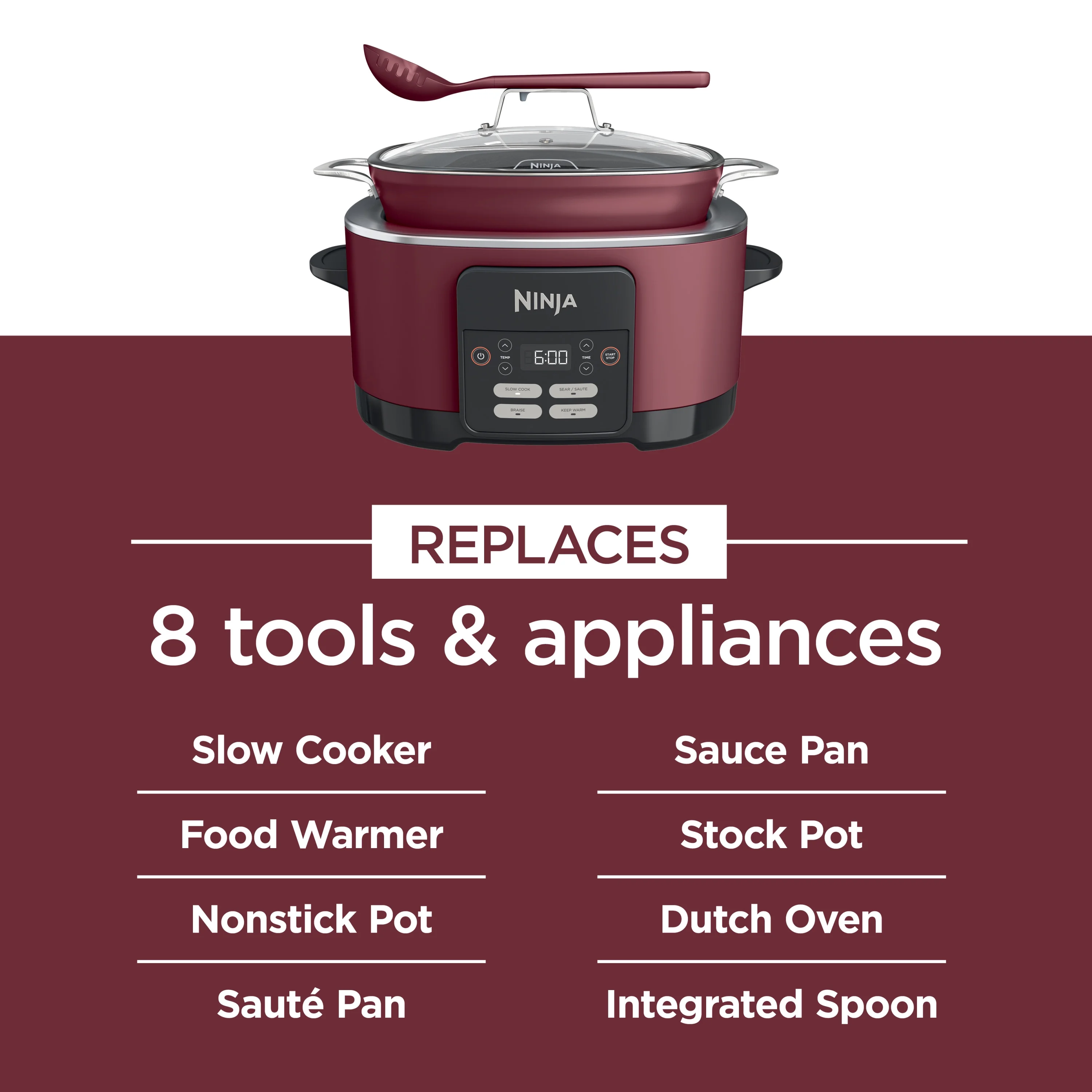 Ninja Foodi Possible Cooker 8.5qt Multi-Cooker, MC1000 - Image 8