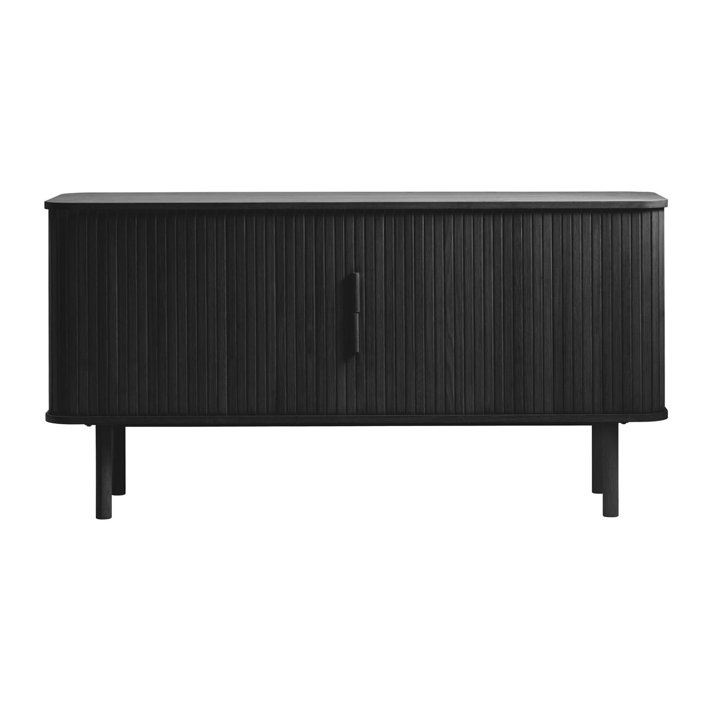 Blokker Splinted Dressoir - Zwart Eiken